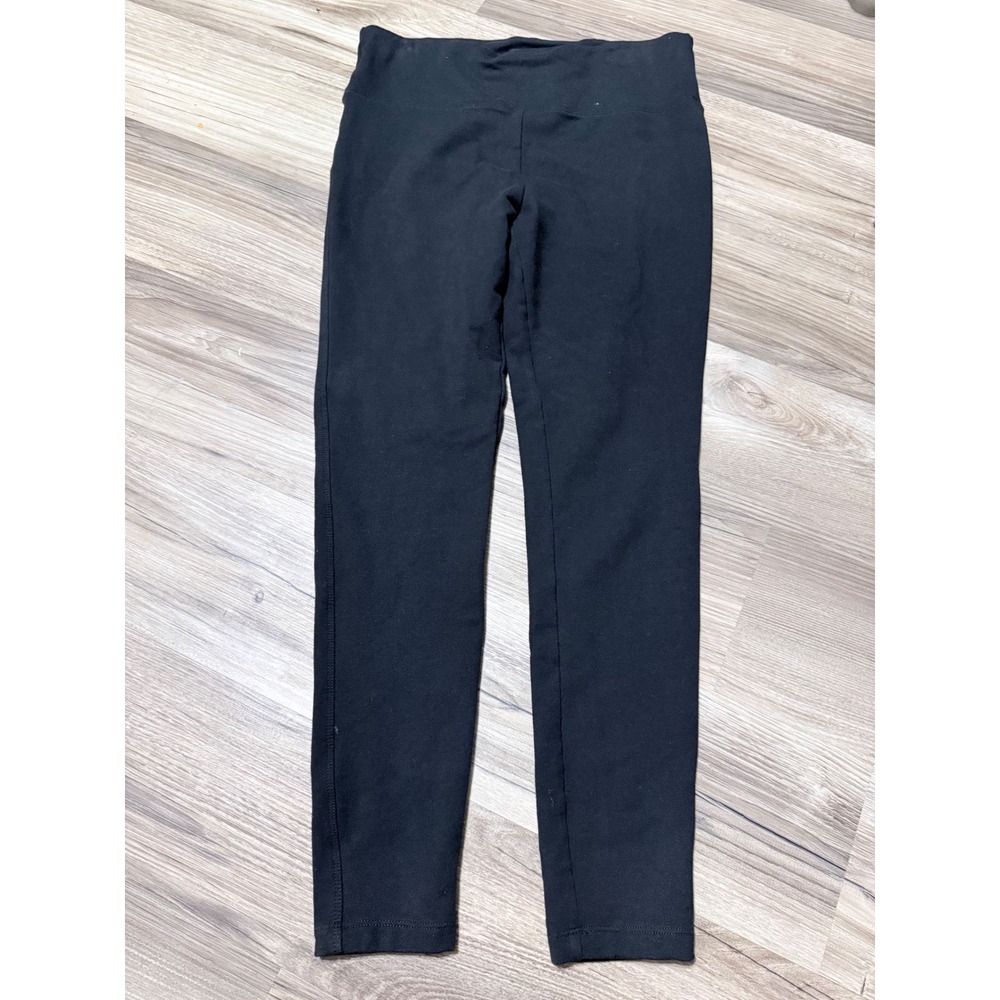 Womens High-Waisted Elevate Compression Leggings Black Active Pants M